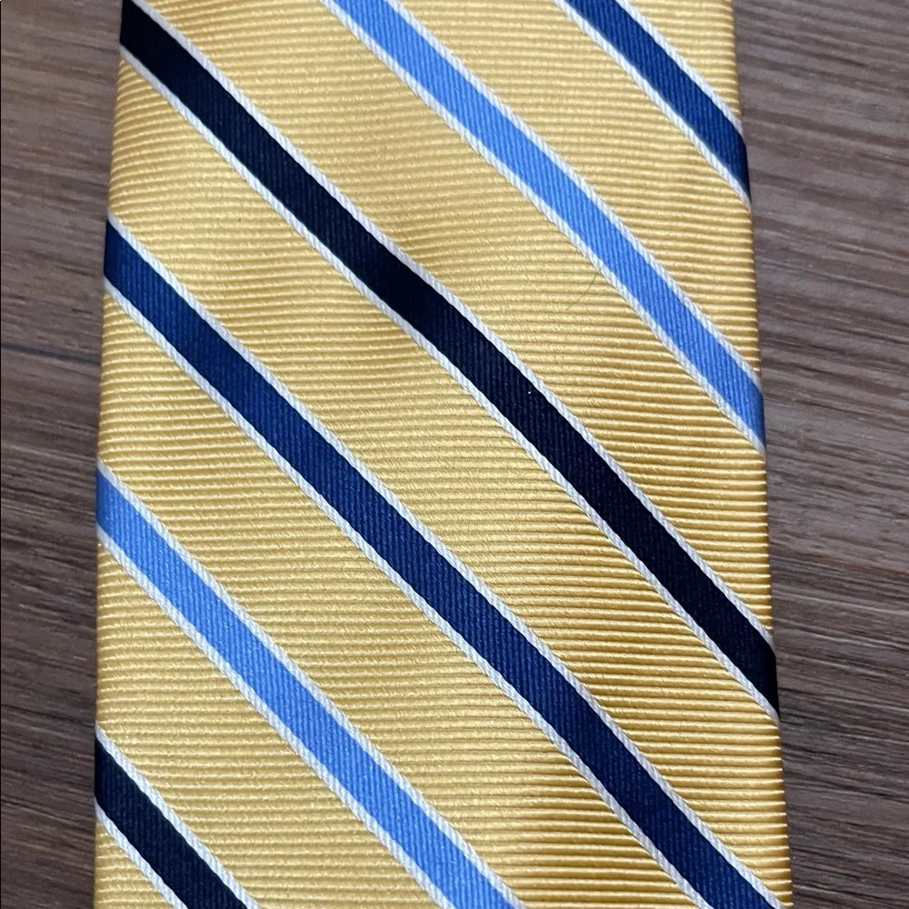 Chaps Yellow and Blue Striped Men's Tie
